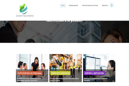 sitio web handy solutions