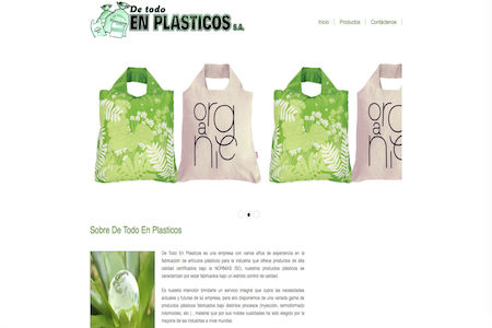 sitio web de todo en plasticos