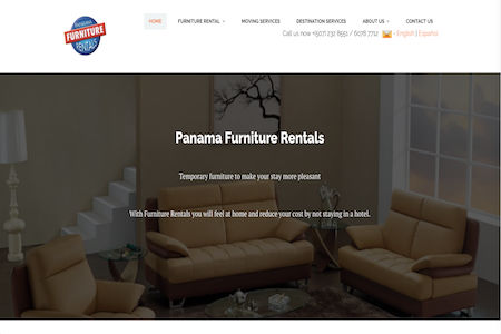sitio web panama furniture retals
